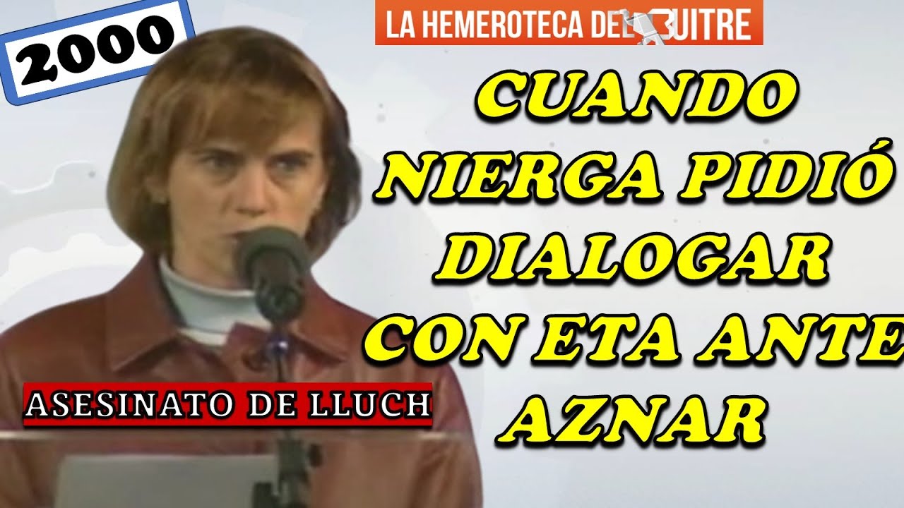 Cuando Gemma Nierga pidió diálogo con ETA ante Aznar - 2000