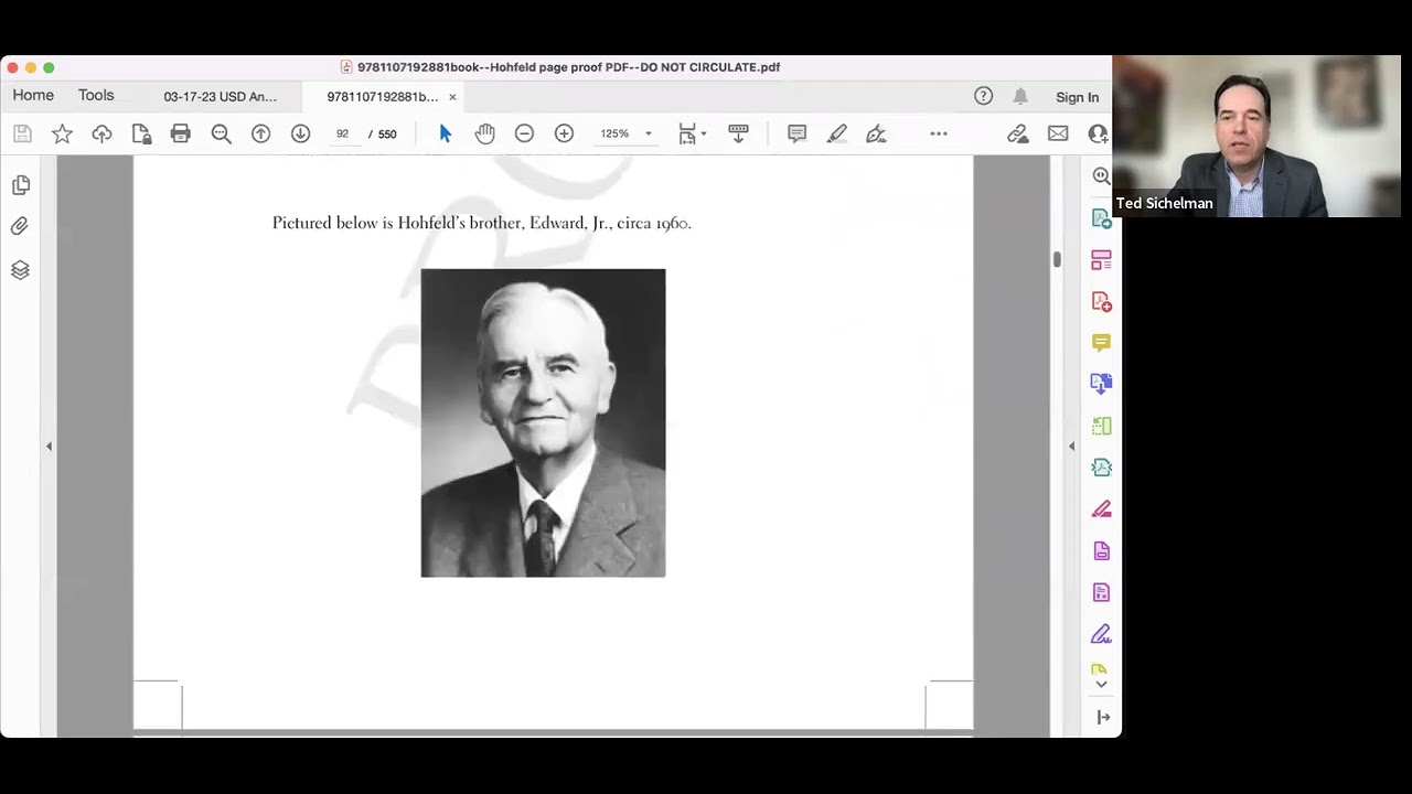 HLS Library Book Talk | Wesley Hohfeld: A Century Later