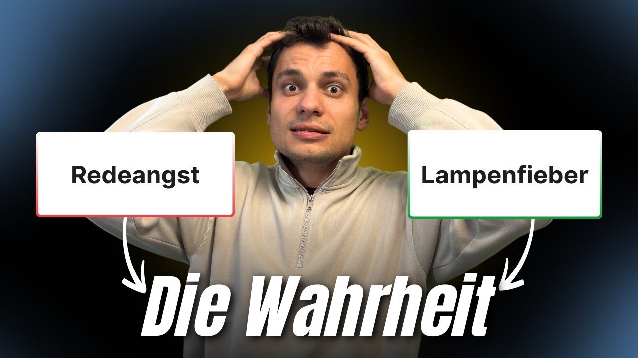 Lampenfieber vs Redeangst - Was hast du wirklich?
