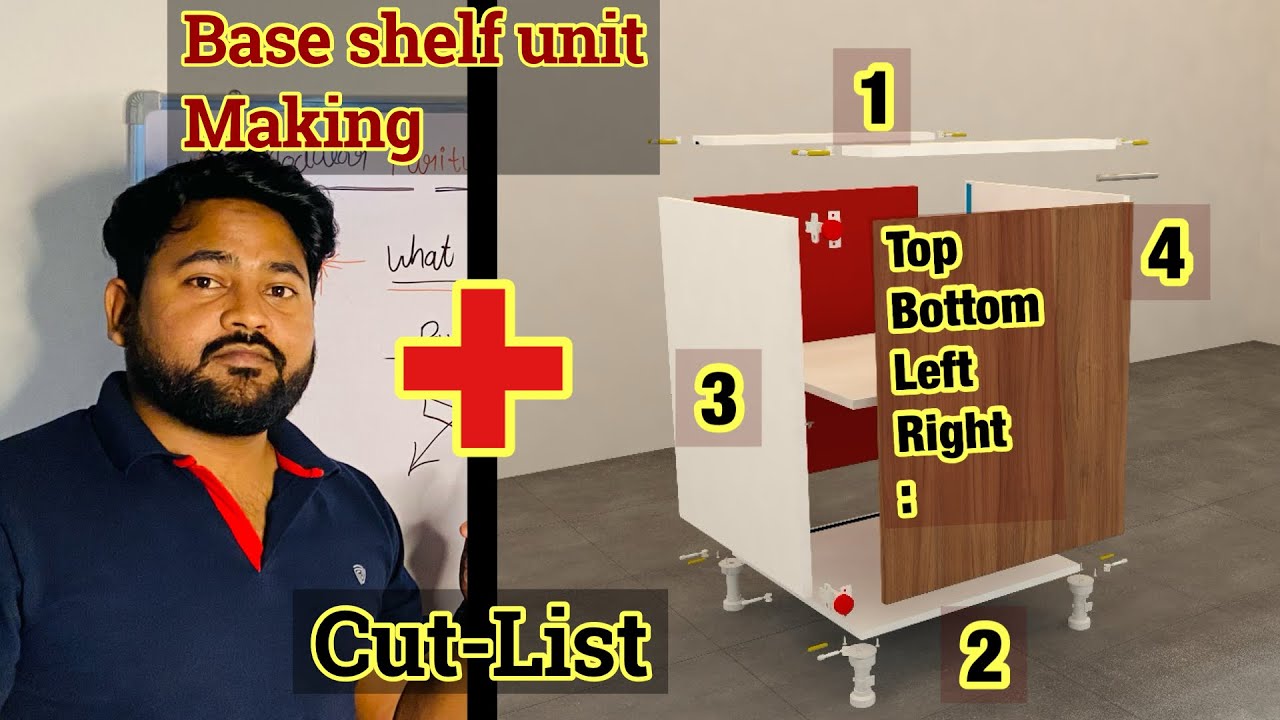 Base shelf unit creation and cutlist 🚀@BeModularExpert #cutlist #newvideo