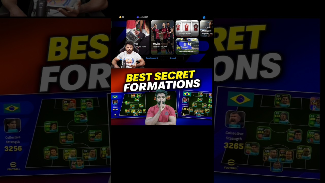 Best 3 Formations I founded in efootball