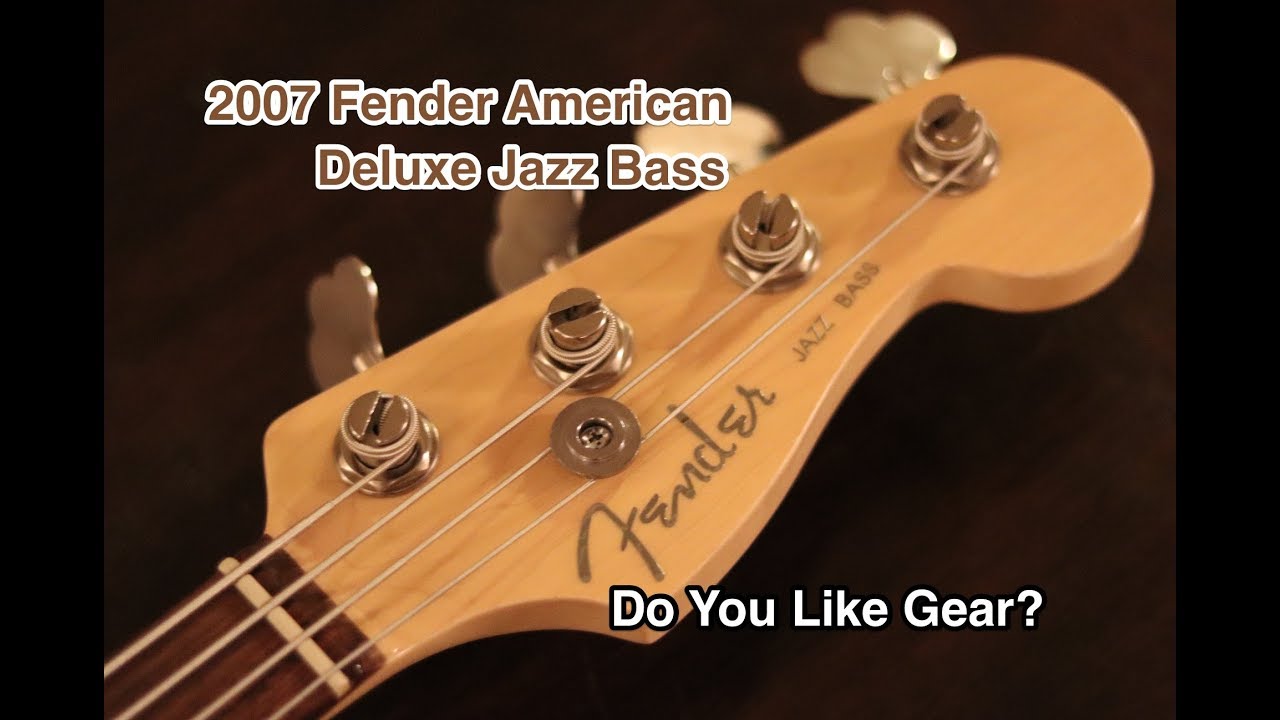 2007 Fender American Deluxe Jazz Bass Demo