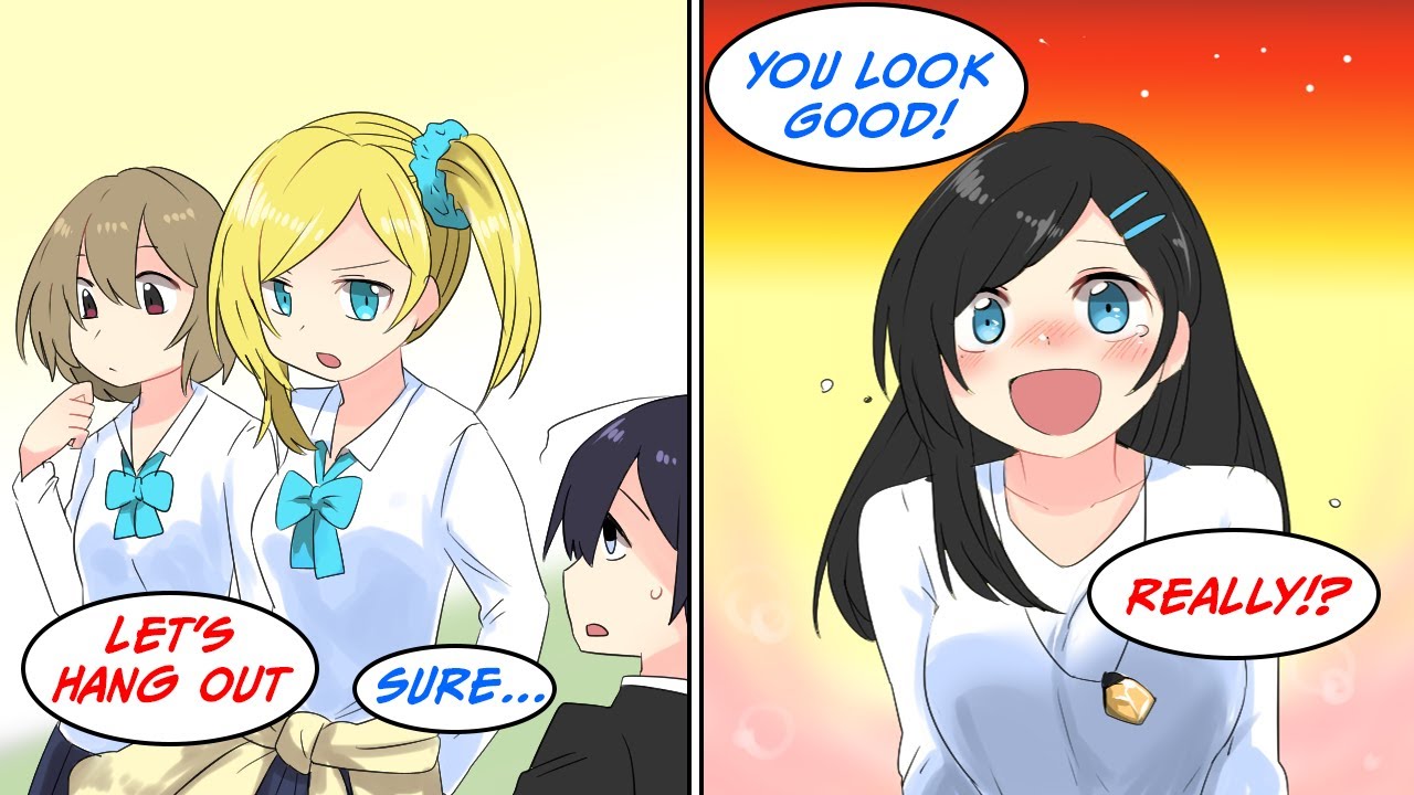 [Manga Dub] My Gyaru childhood friend appeared in front of me with a completely different look!