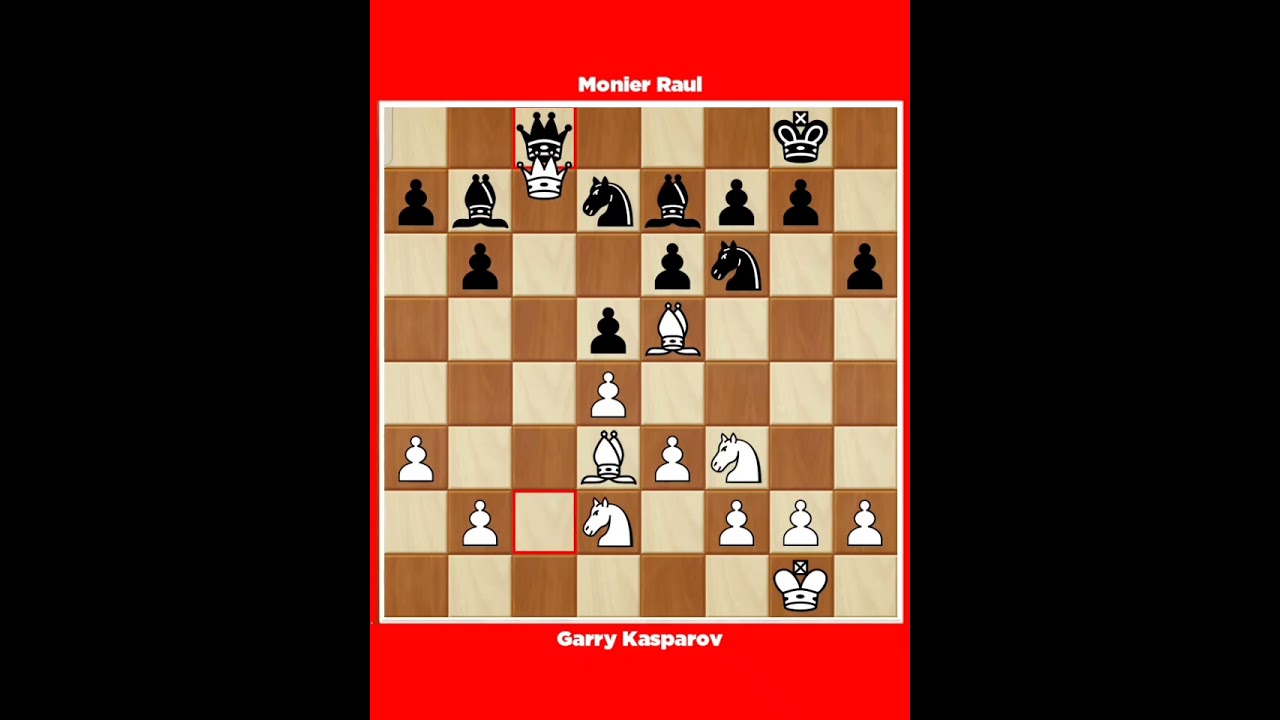 Garry Kasparov vs Monier Raul √ Simultan Cordoba (Spain), 1992.