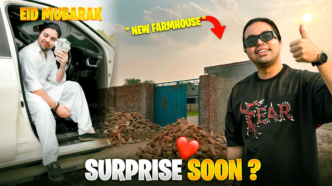 FINALLY MERA DREAM FARMHOUSE BAN RAHA HAI 😍🏡 | Eid Day 1 🌙 | Ruman Sohail Vlogs