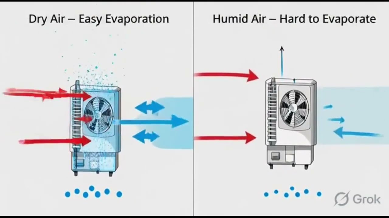 Why Air Coolers Stop Working in Humid Weather ?