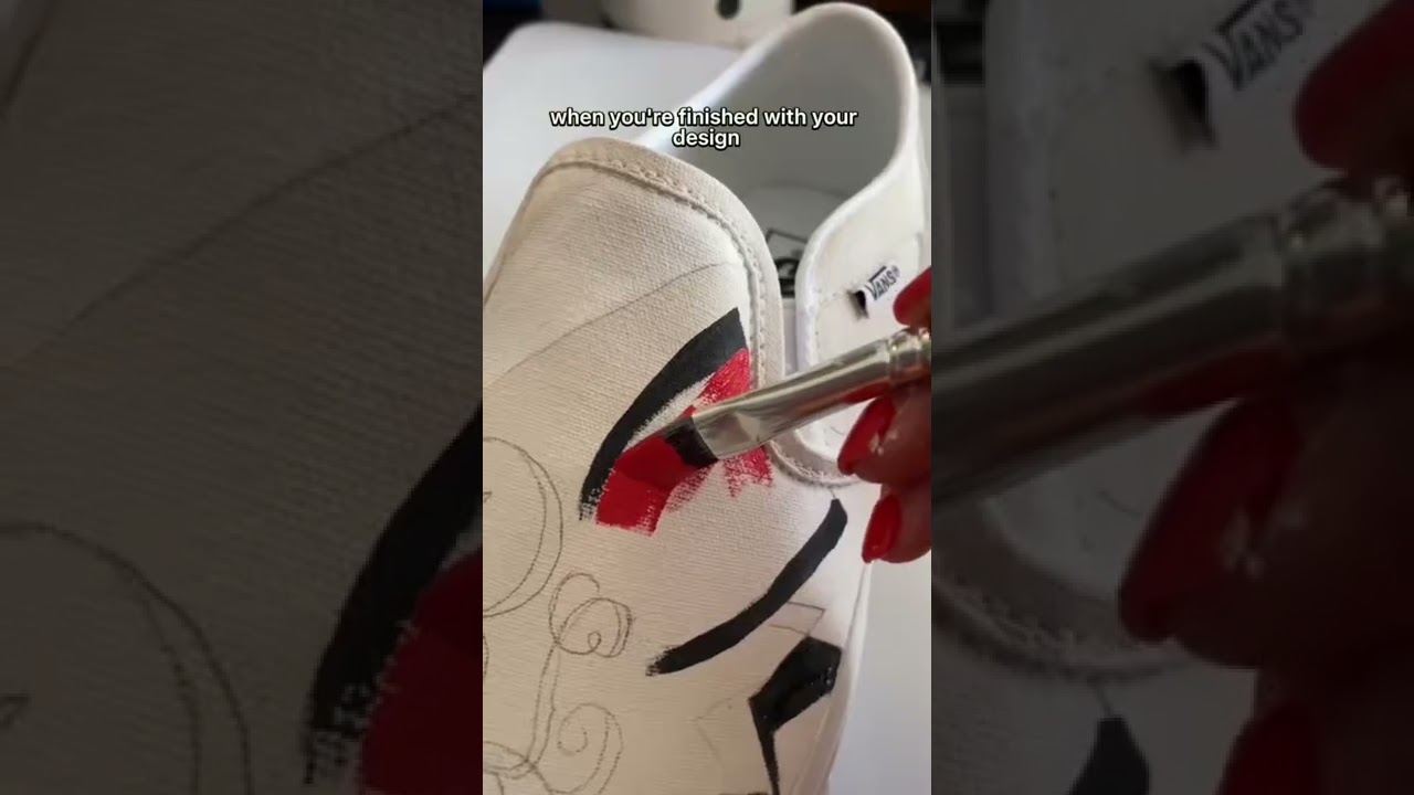 Step-By-Step How to Paint Custom Vans Shoes