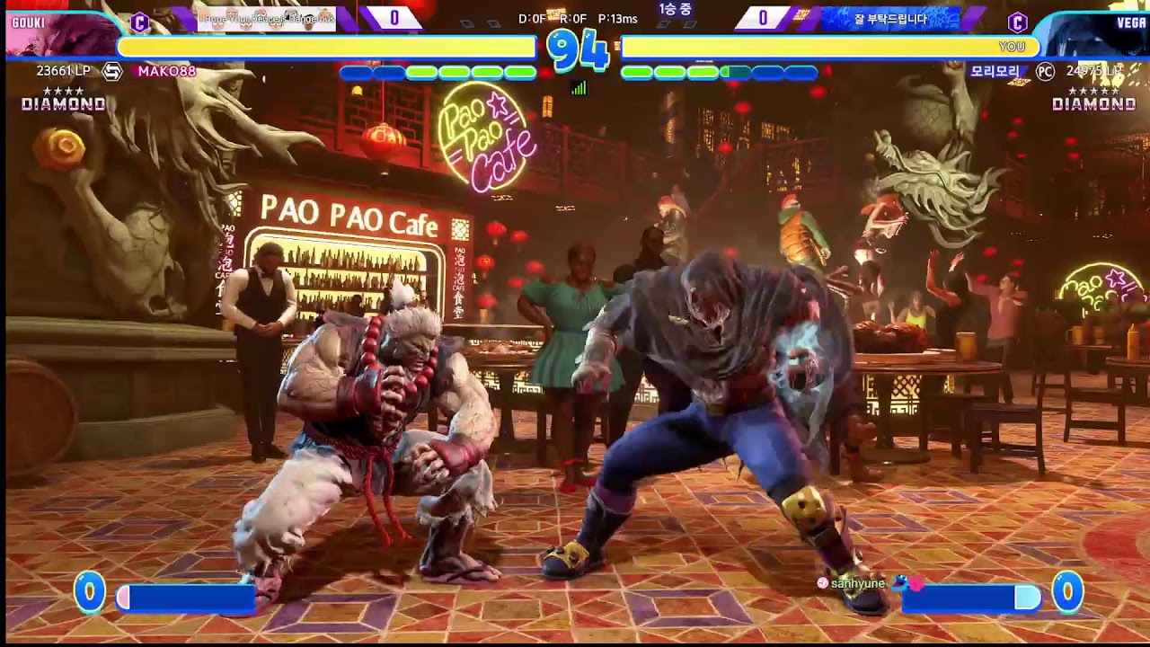 sf6 베가 마스터런 달성 ベガマスター達成しました。