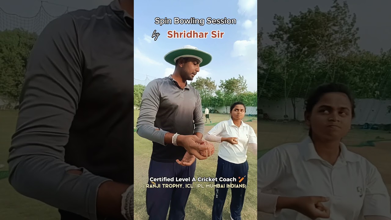 spin bowling technique | learn Spin bowling with BCCI Certified Coach #cricket #spinner #trending