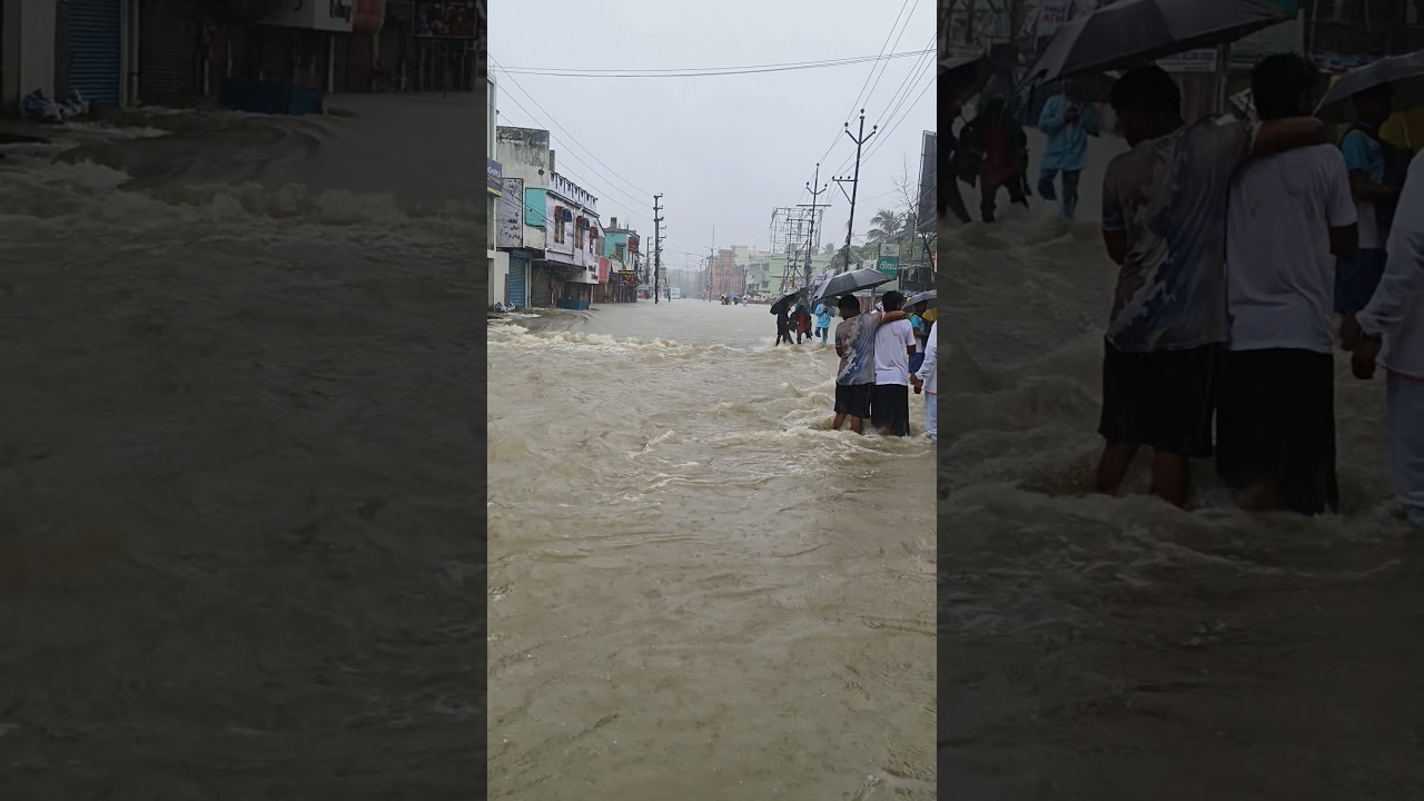 Balasore Odisha 🌊 Flood 🥺😔 Sad 😭 #shorts #short #trending #flood #odisha #nature #news