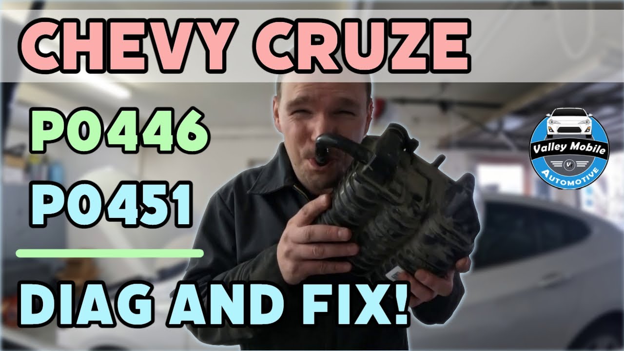 Chevy Cruze EVAP P0446, P0451 Diagnosis and Repair | Fuel Tank Pressure Sensor and Vent Performance