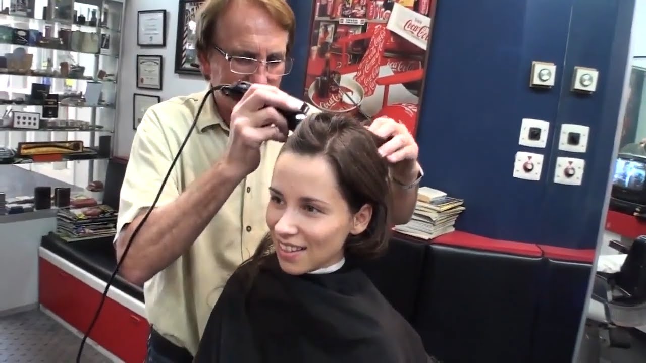: ‍♀️ She Said Yes! Couple Gets Matching Buzzcuts ✂️