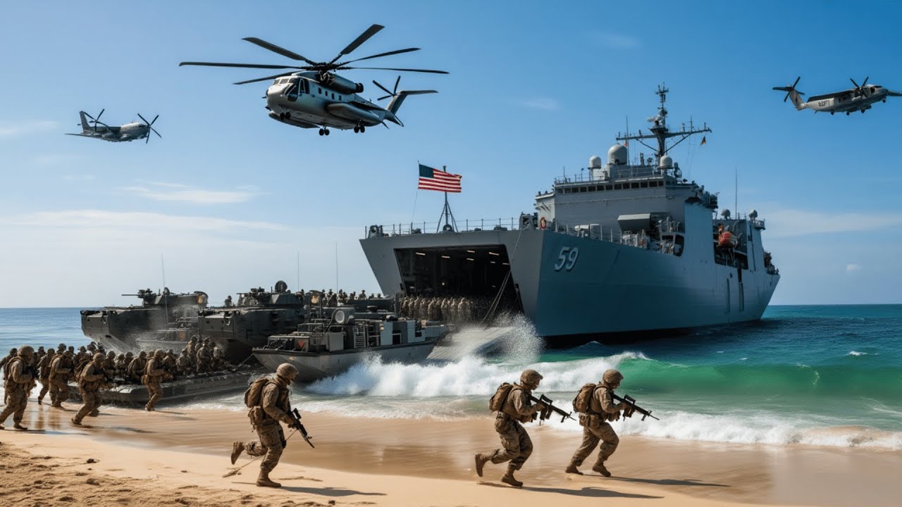 Tensions Rise Near Venezuela as U.S. Marines Launch Major Caribbean Operation!