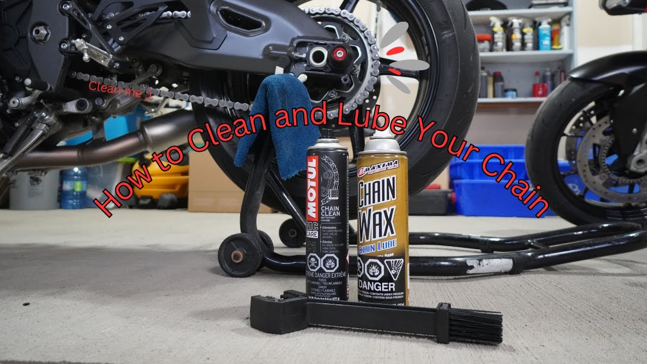 How To Clean and Lube Your Motorcycle Chain