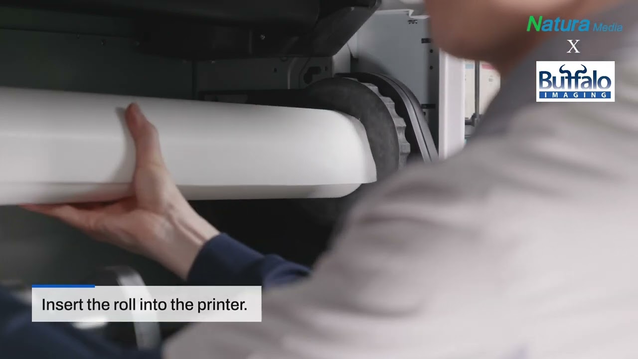Natura Media X Buffalo Imaging Paper Roll: Step-by-Step Installation & Printing Guide (FLAT DOT)
