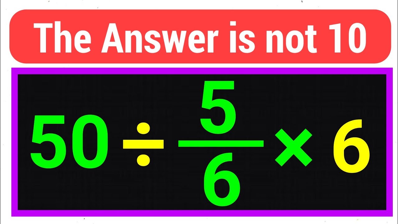 Maybe 1 in 10 people Can Solve This Math Problem 