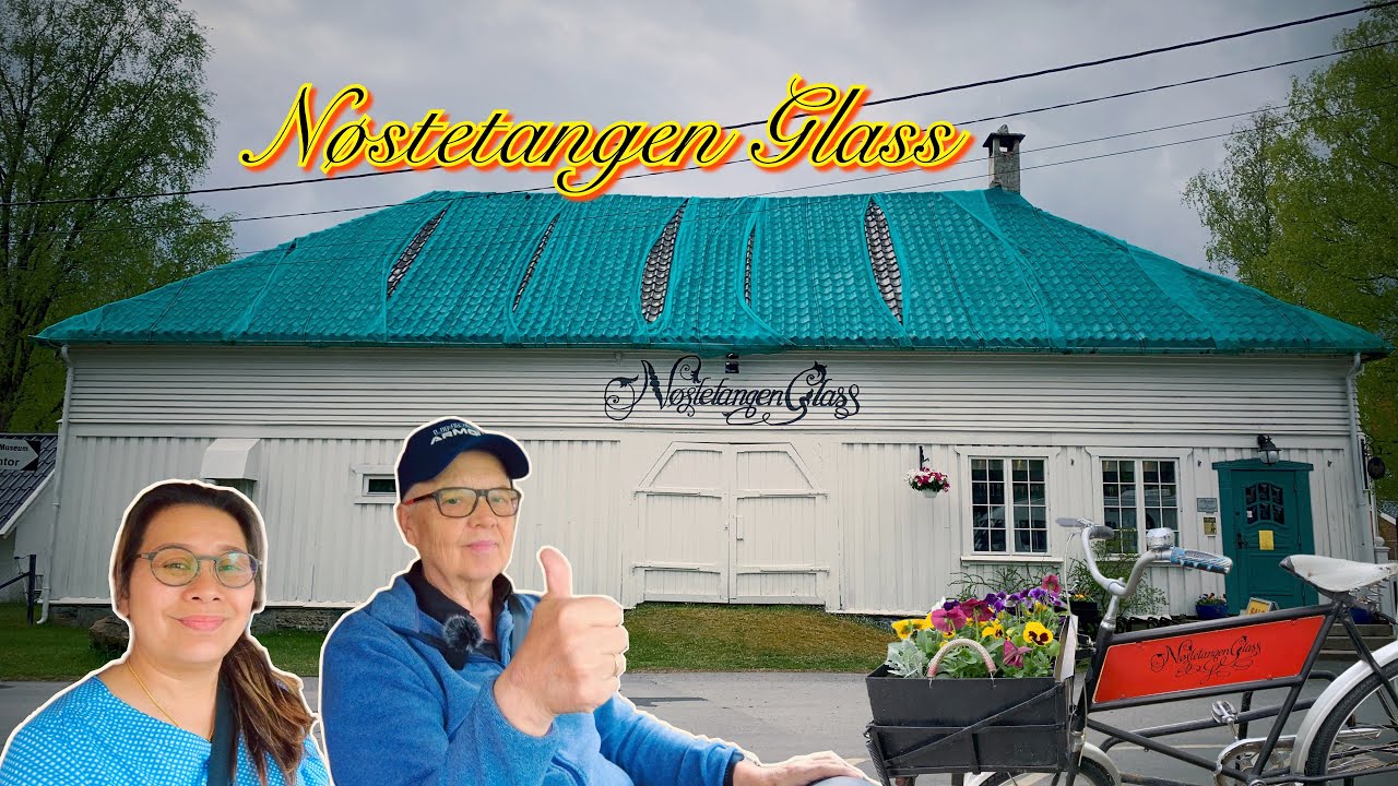 Ta en titt in i Glasshytta Nøstetangen Glass i Hokksund