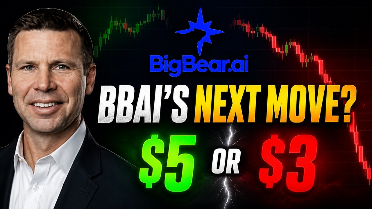 🔥 BBAI STOCK CRASHES 27%! 🚨 NEXT STOP $5 OR $3?
