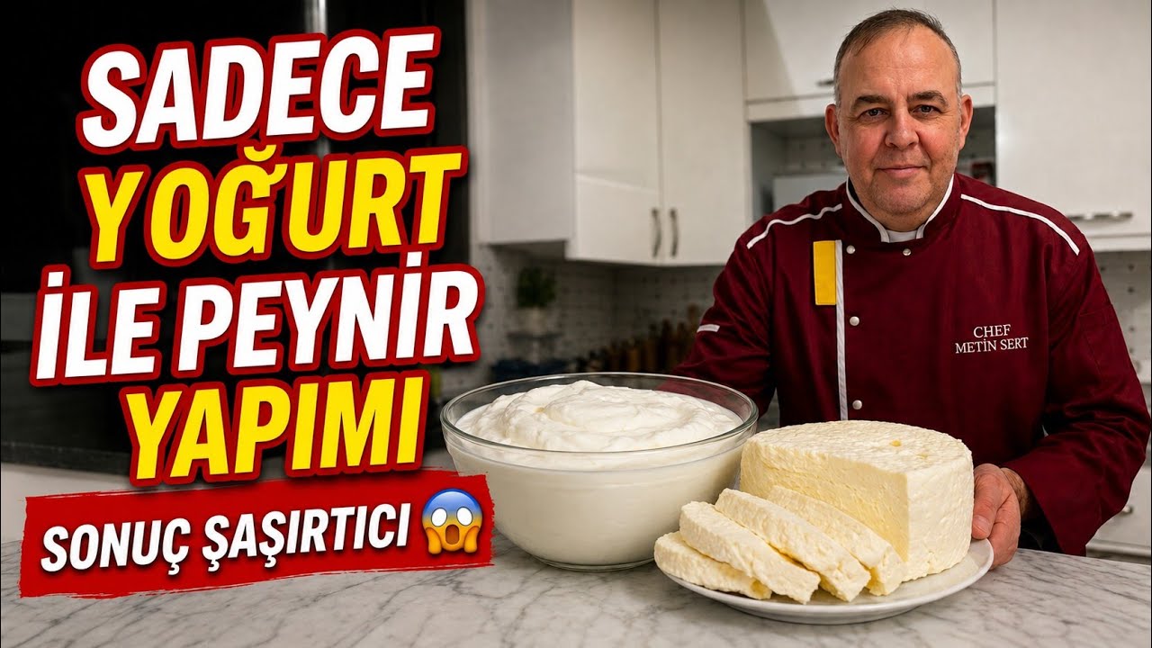 Yoğurtla Peynir Yapımı: Evde Kolay ve Lezzetli Tarif!