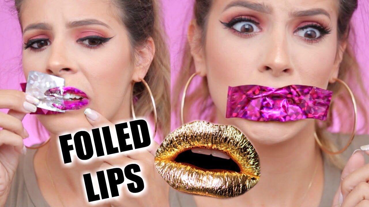 FOILED LIP TATTOO TESTED!