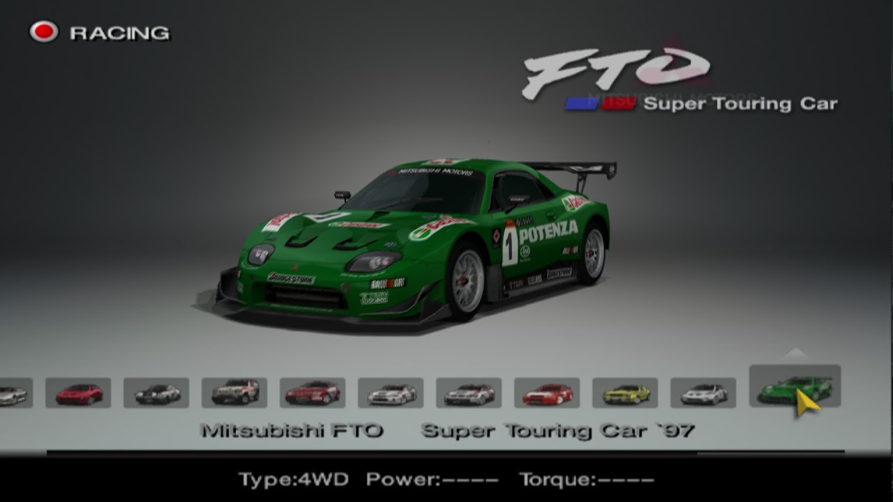Gran Turismo 4 - Mitsubishi Car List PS2 Gameplay HD