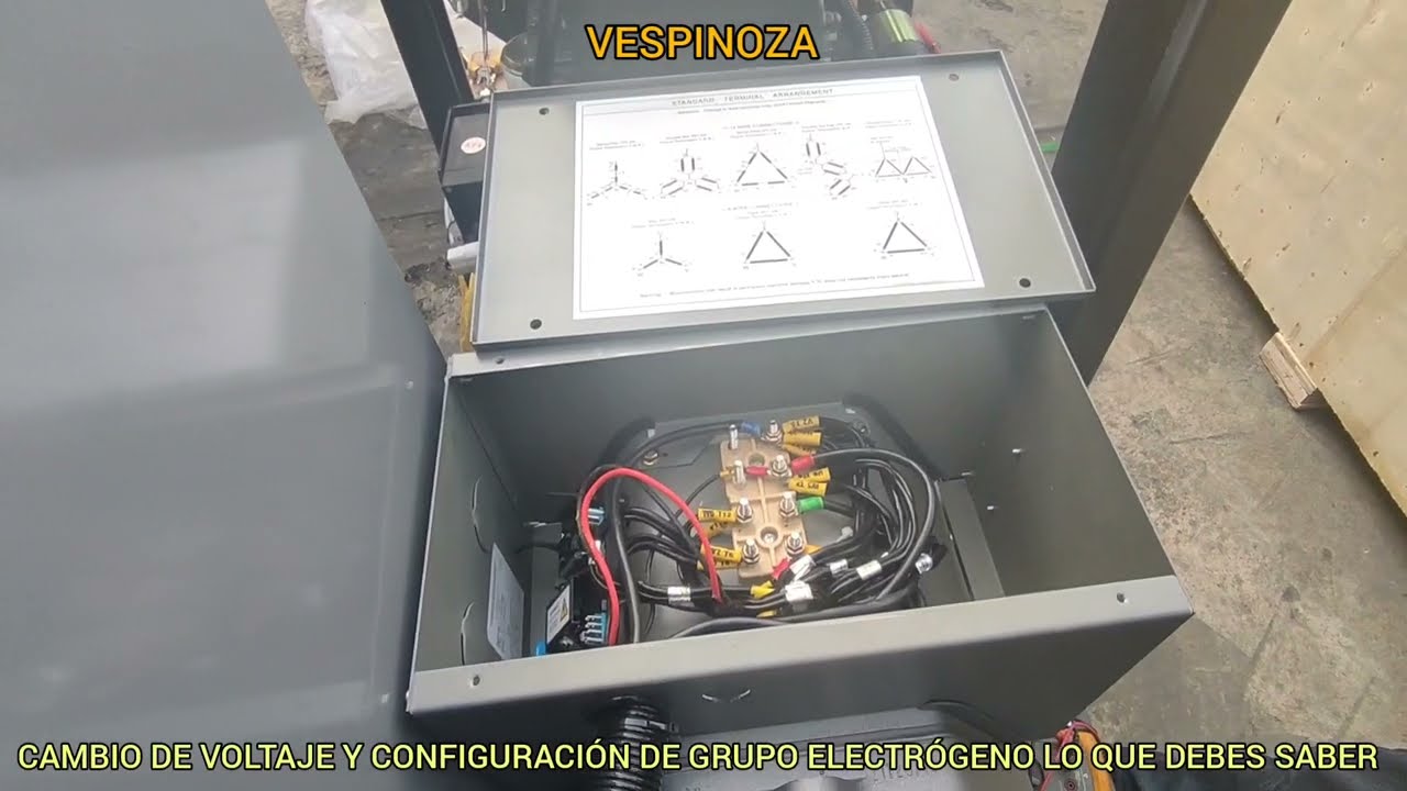 LO QUE DEBES SABER ANTES DE CAMBIAR EL VOLTAJE DE GENERADOR ELÉCTRICO TRIFÁSICO O MONOFÁSICO