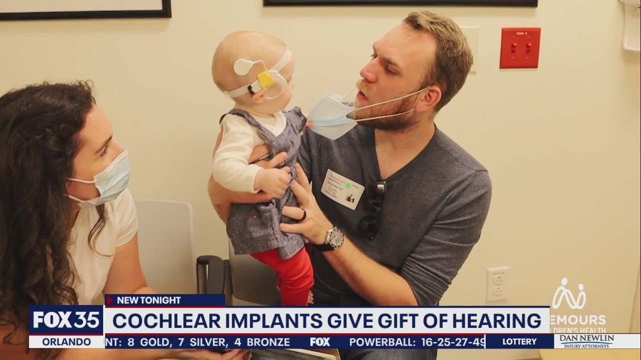 Cochlear implants give toddler gift of hearing