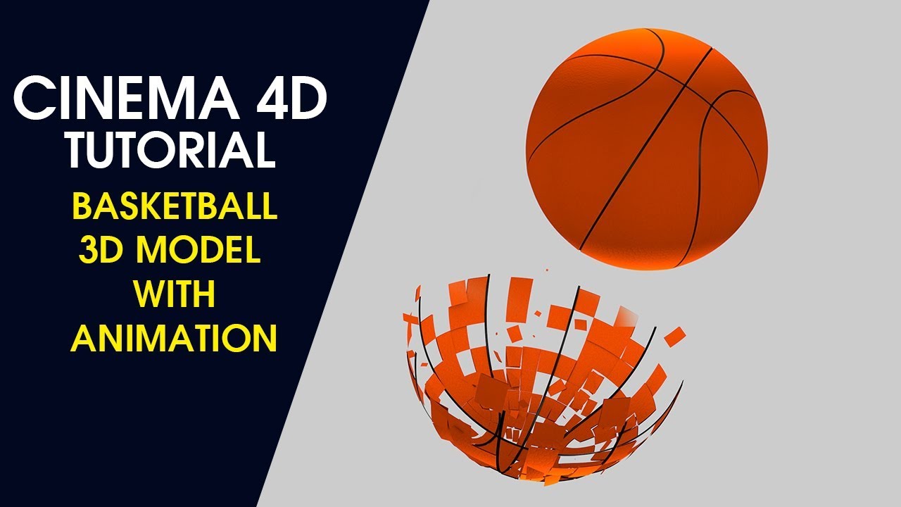 Basketball 3D Modeling with Animation - Cinema4D Tutorial