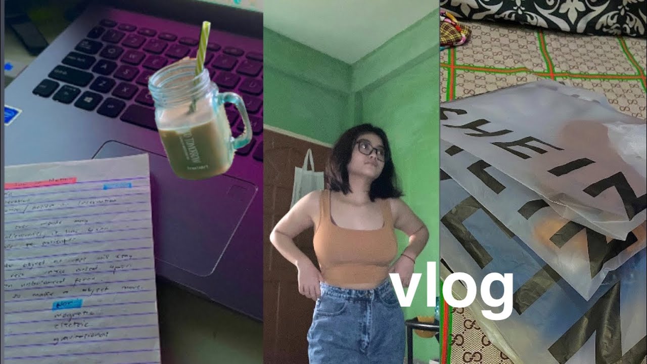 daily diaries l shein haul, online classes, dyeing my hair again. 🤍