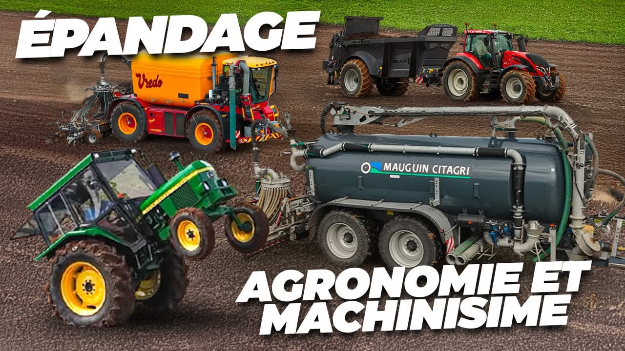7 ENSEMBLES en action : &eacute;pandage lisier & fumier 🚜💨 | On parle aussi agronomie avec TOUTAGRI !