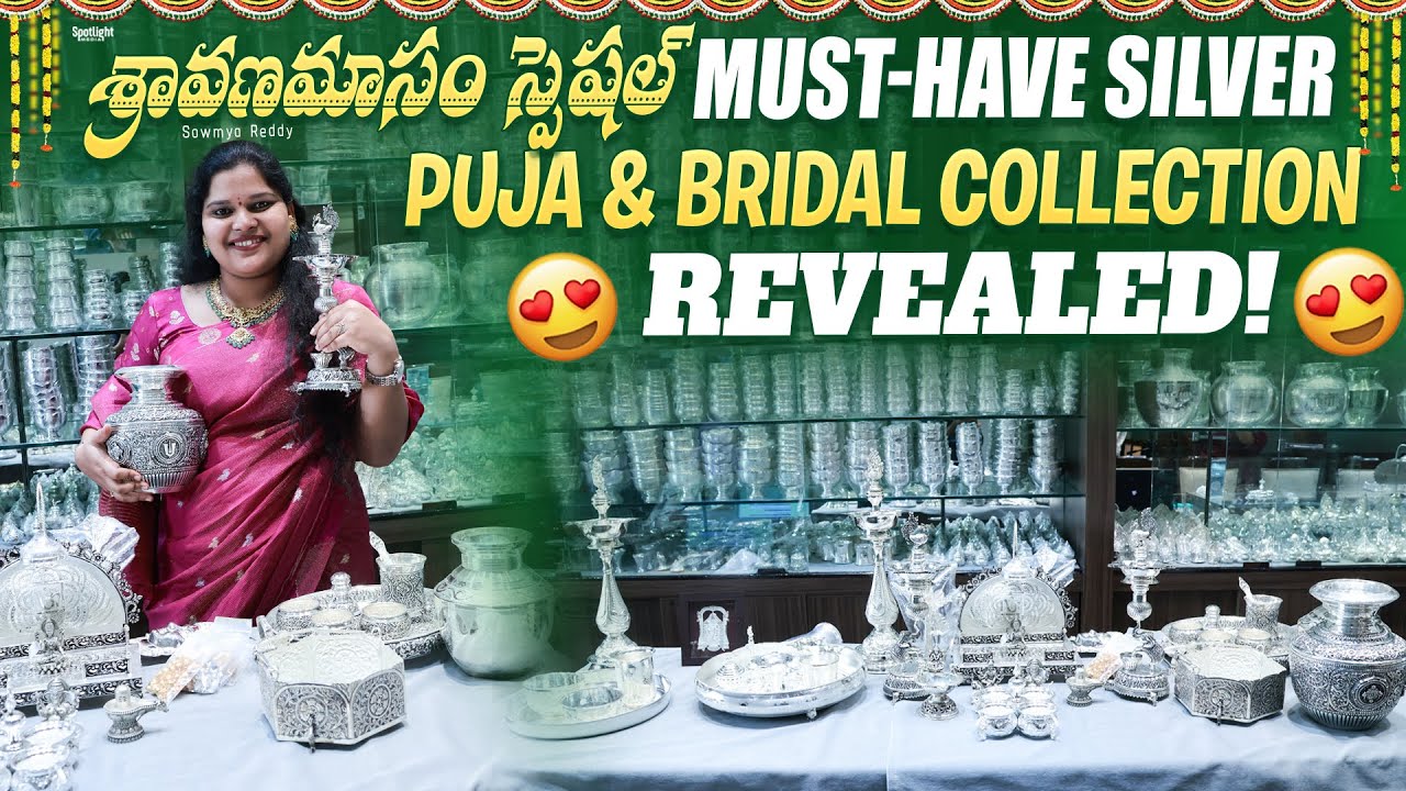 Must-Have Silver | Sravanamasam Puja & Bridal Collection REVEALED!