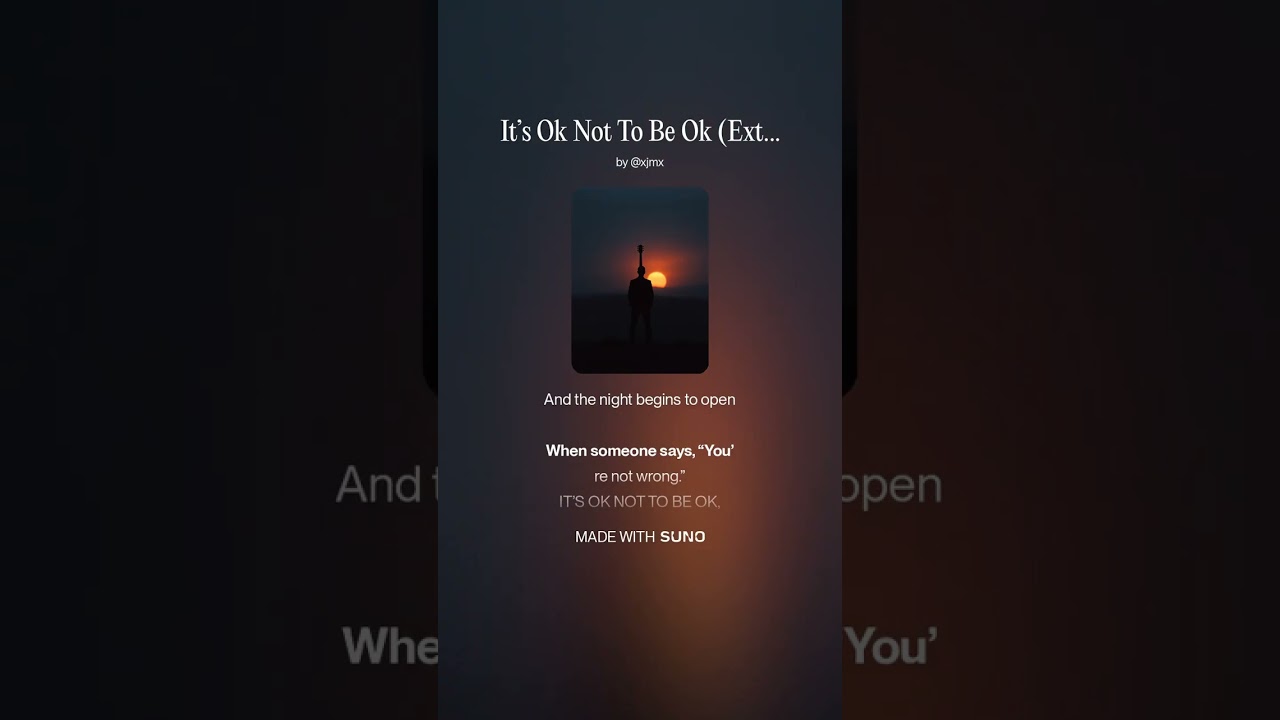 It’s Ok Not To Be Ok (Extended Metal Ballad) - xJMx