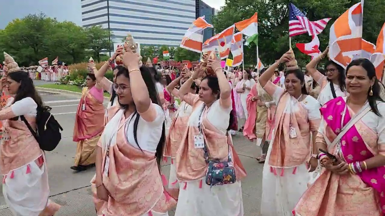 Shobha Yatra of Chicago's Shree Aksharpushottam Swami Narayan Temple Haridham Sokhada