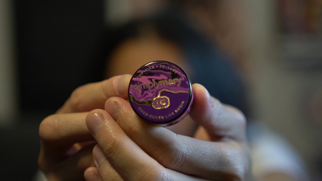 PURPLE ROSE THCa LIVE ROSIN FROM SIMPLY MARY