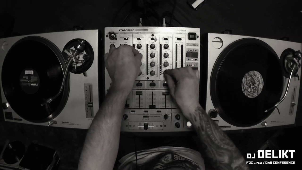 Deep Drum & Bass -  Vinyl mix 2021 ( Dj Delikt )