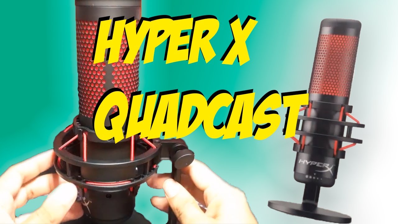 Microfone HyperX QUADCAST: unboxing, filtros e avalia&ccedil;&atilde;o