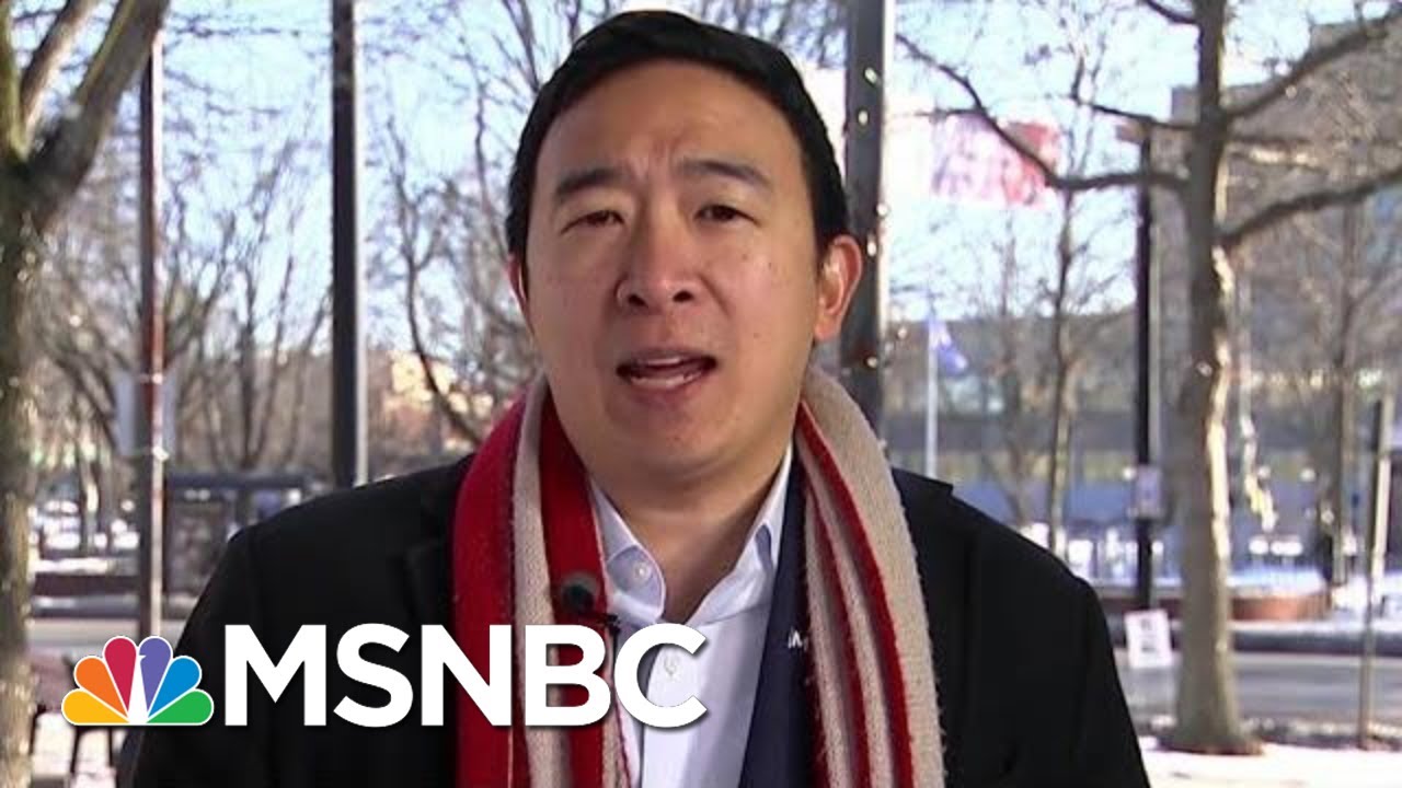 Andrew Yang Will Support A Candidate Backing A Basic Income | Morning Joe | MSNBC