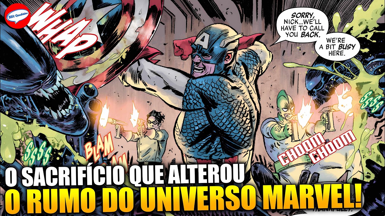 O FINAL QUE MUDOU PARA SEMPRE O DESTINO DO CAPITÃO AMÉRICA || Alien vs. Capitão América #4 (2026)
