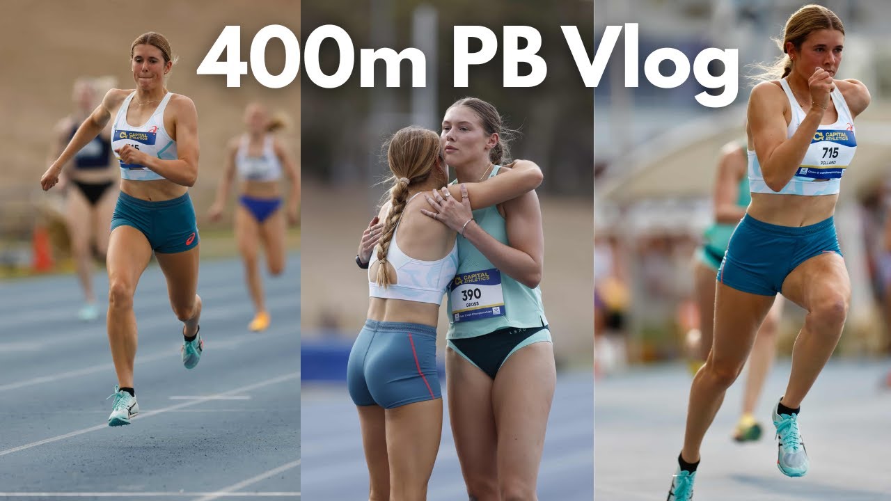 I ran a 400m PB 52.18!! | ACT Championships Race Vlog