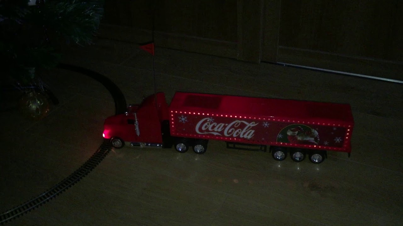 Remote Control Coca Cola Christmas Truck Model With Lights - eBay