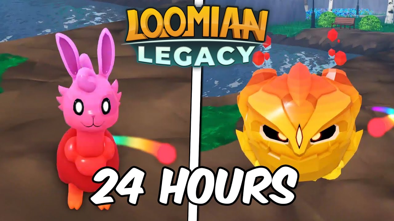 How lucky can I be in 24 Hours Hunting in Loomunity Park 2024? | Loomian Legacy Roblox