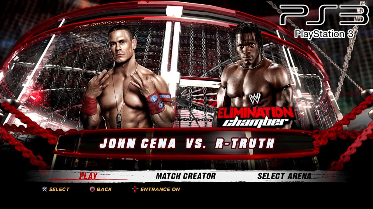 WWE '12 PS3 - John Cena VS R-Truth [2K][mClassic]
