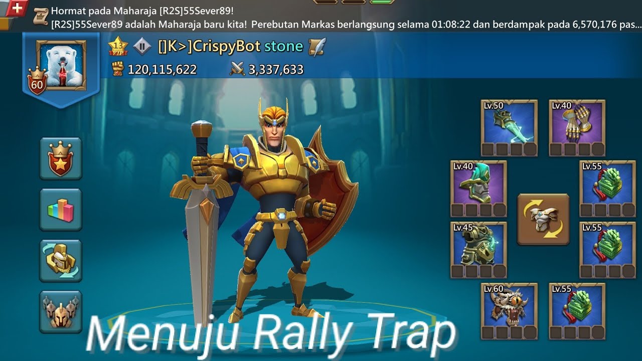 Lord Mobile - Merubah akun hyper stone jadi akun Rally Trap #lordmobile