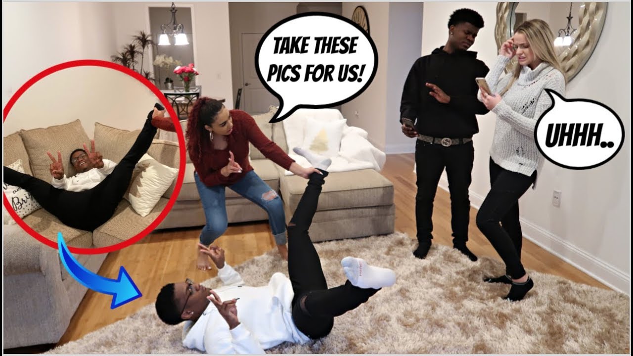 AWKWARD MODELING IN FRONT OF ANOTHER COUPLE PRANK! FT. TRICIA & KAM