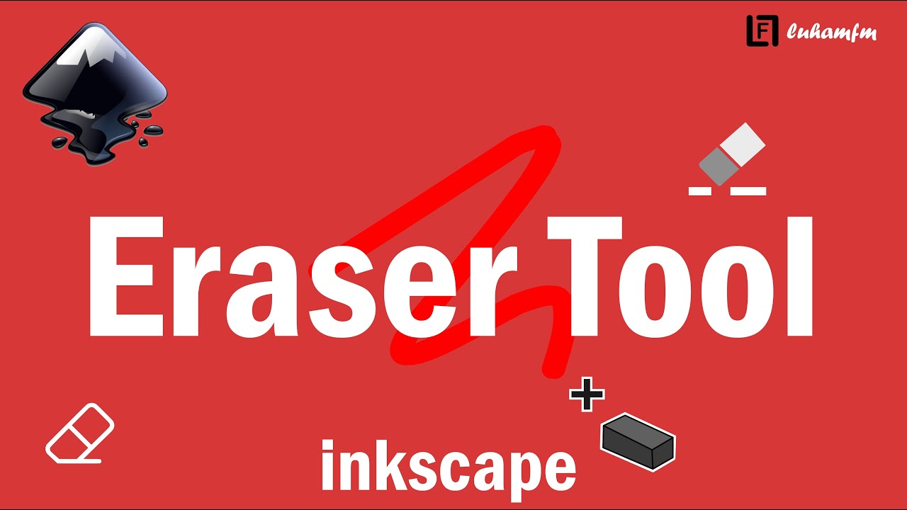 How to Use the Eraser Tool in Inkscape || Beginner's guide