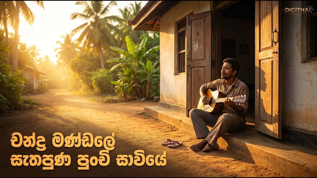 චන්ද්‍ර මණ්ඩලේ සැතපුණ පුංචි සාවියේ | Slow Rock Ballad Cover | @digithal