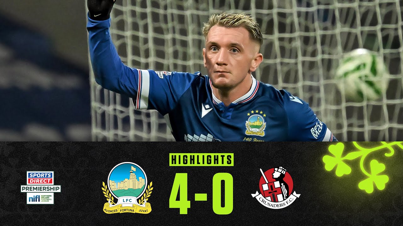 Morrison on form! | Linfield 4-0 Crusaders | #sportsdirectprem