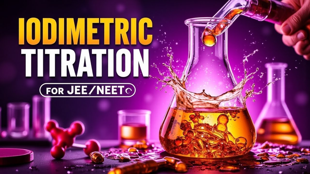 Iodometric titration using sodium thiosulphate I Redox Reaction || JEE Advanced II JEE Main
