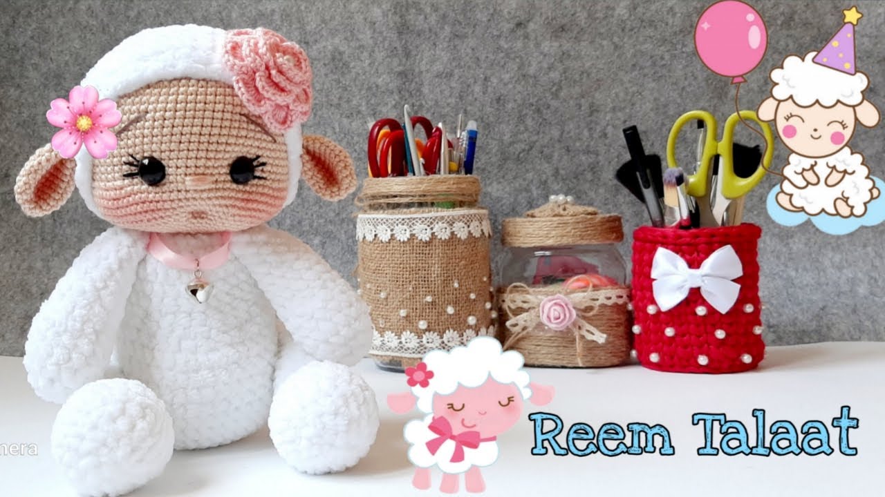 #خروف_اميجرومى٢٠٢١ الجزء١🐏🐑❤#Amigurumisheep, part one