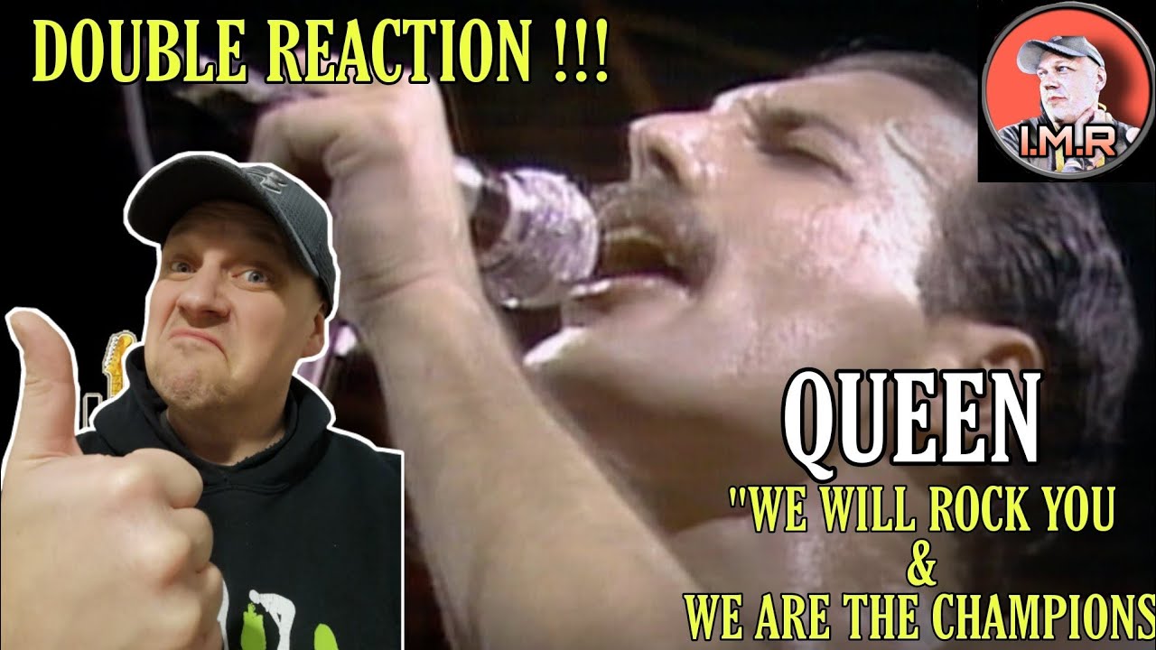 DOUBLE REACTION!!! Queen - WE WILL ROCK YOU / WE ARE THE CHAMPIONS REACTION | LIVE AID 85 |